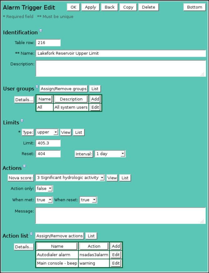 Alerttalk3 Alarm Trigger