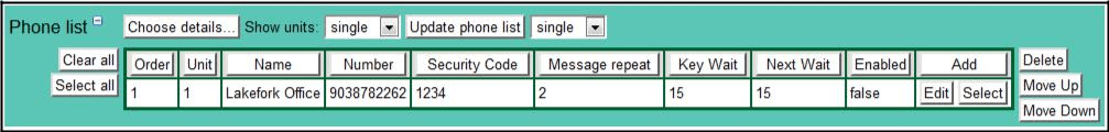 Alerttalk3 Phone List