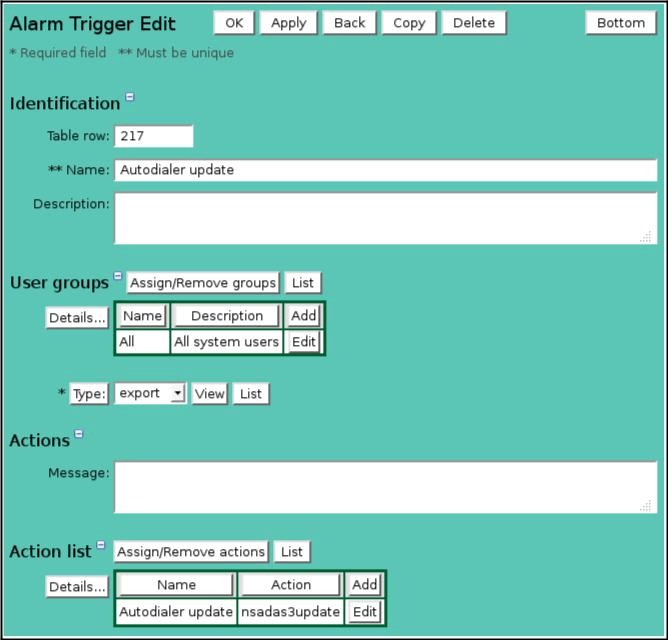 Alerttalk3 Update Trigger