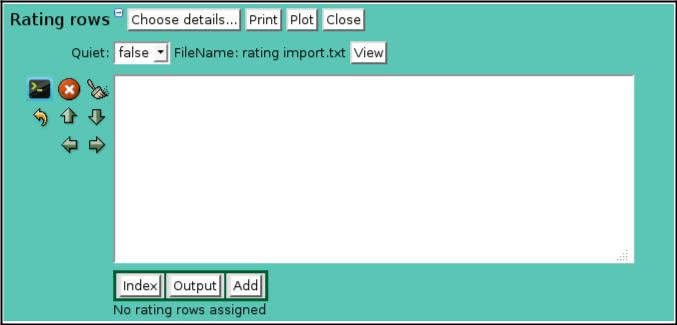 Rating Table Import Preparation